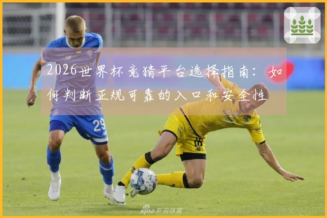 2026世界杯竞猜平台选择指南：如何判断正规可靠的入口和安全性